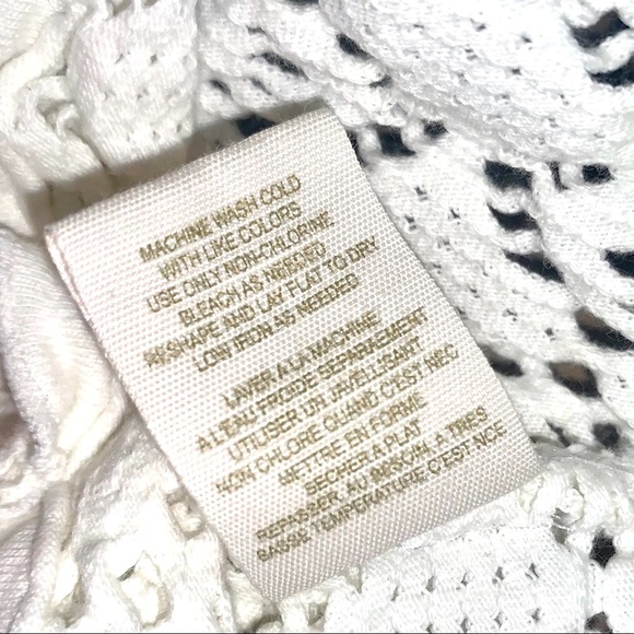 FREE PEOPLE BEACH RETRO Cropped Crochet Swing Tank - Picture 9 of 11